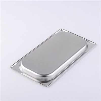 Гастроёмкость GN 1/3 Hanna Knövell, 20 мм, 32.7×17.6×2 см, толщина 0.6 мм, нержавеющая сталь