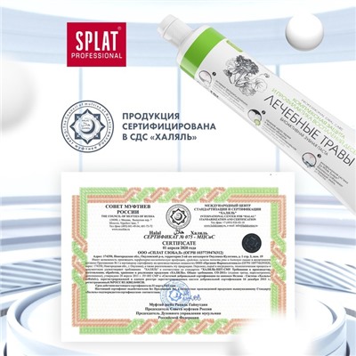 Зубная паста Splat Professional «Лечебные травы», 80 г