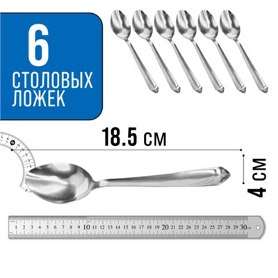 9-31521 Ложки столовые 6шт нерж/ст MB (х80)