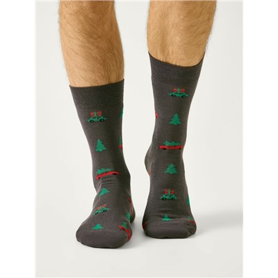 Новогодние DIWARI NEW YEAR Носки мужские 21С-71СП