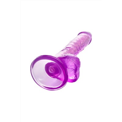 Фиолетовый реалистичный фаллоимитатор Celiam - 20,5 см.
