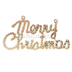 Набор новогодних украшений "Бронзовые узоры" в пакете