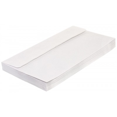 Конверт 110х220 мм евростандарт отрывная лента/чистый Е65 70574 LITE