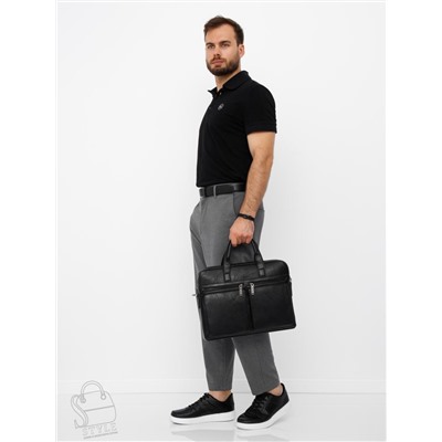 Портфель мужской 6677-3 black Jeep в Новосибирске