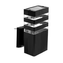 Светильник настенный Luazon Lighting 1хE27×60 Вт «Стиль», пластик, вверх, черный