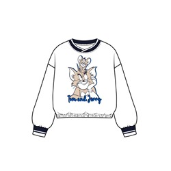 Толстовка трикотажная для девочек