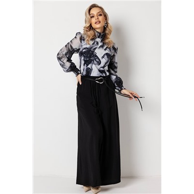 Блузка женская  7046/22/Серый, черный