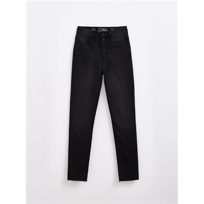 Джинсы женские CONTE Джинсы skinny CON-396 с необработанным краем