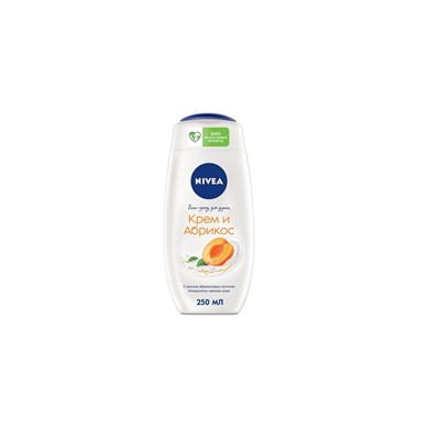 Nivea Гель-уход для душа Крем и абрикос 250мл