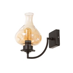 Бра «Ирина» 1×40 Вт Е27 черный 26×15×28 см