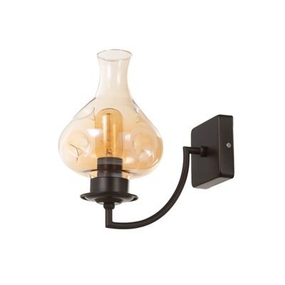 Бра «Ирина» 1×40 Вт Е27 черный 26×15×28 см