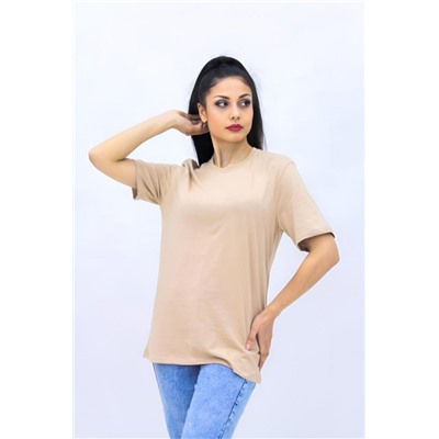 Базовая футболка Must have женская (Бежевый)
