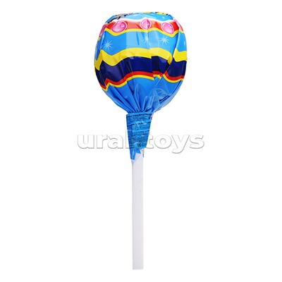 Лизунец MAXI. Карамель на палочке с жевательной резинкой и подарком в наборе (для мальчиков) 125гр*24шт.