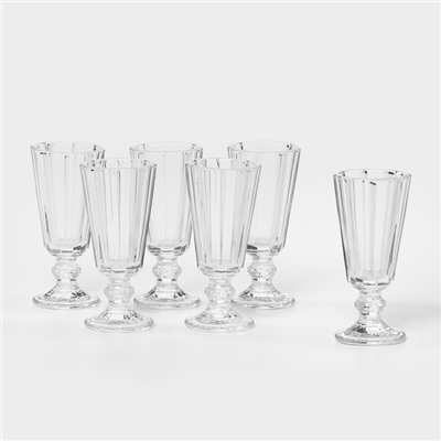 Набор стеклянных рюмок, 35 мл, d=4.3 см, h=10 см, 6 шт.