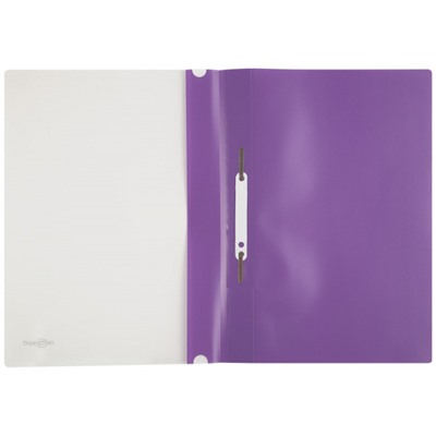 Скоросшиватель А4 пластиковый  фиолетовый 0,18мм 4018 inФОРМАТ