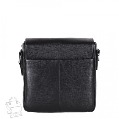 Сумка мужская кожаная 8877H black Heanbag