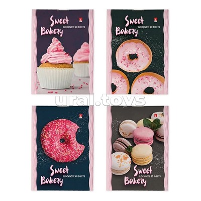 Блокнот А7 40 л. "Донат рулит!" 4 вида