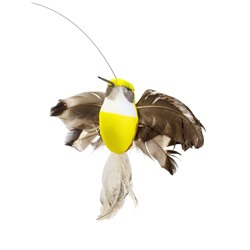 Штекер летающий «Птичка», на солнечной батарее, МИКС