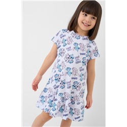 Сорочка ночная трикотажная для девочек PLAYTODAY, 1240910