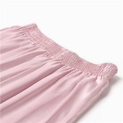 Пижама женская (рубашка, брюки) KAFTAN «Полоска», цвет пудровый, размер 48-50