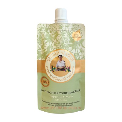 БАНЬКА Агафьи Маска-лифтинг для лица тонизирующая 100мл.