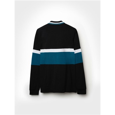 Джемпер трикотажный с воротником поло для мужчин