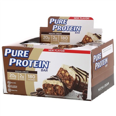 Pure Protein, Батончик с кофейным кремом, 6 батончиков, 50 г (1,76 унций) каждый