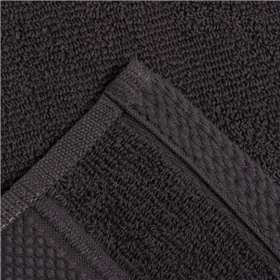 Полотенце махровое Love Life Twined, 50×90 см, цвет серый, 100% хлопок, 420 г/м²