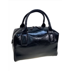 Женская сумка из натуральной кожи, цвет черный