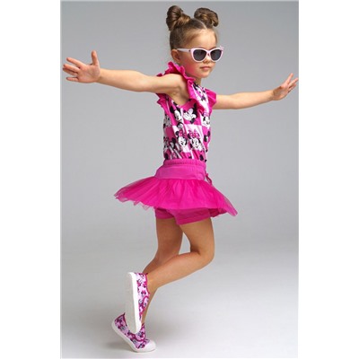 Костюм (Футболка+Юбка-шорты) PLAYTODAY, 758178