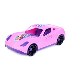 Машинка Turbo "V" розовая