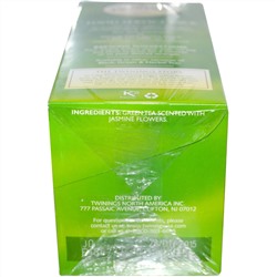 Twinings, Зеленый чай , жасмин 25 чайных пакетиков, 1.76 унции (50 г)