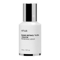 Anua Обновляющая сыворотка с ретинолом и ниацинамидом Nano Retinol 0,3% + Niacin Renewing Serum