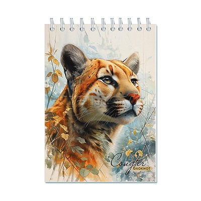 Блокнот А6 кл. 80л. "Пума" на гребне