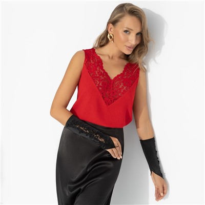 Топ в бельевом стиле, Момент откровения (цвет страсти, нью)