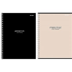 Тетрадь  48л клетка на спирали "МИНИМАЛИСТИЧНЫЙ ДИЗАЙН" 48-5580 Проф-Пресс