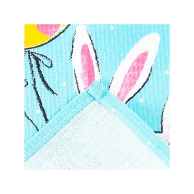 Набор полотенец кухонный Доляна «Пасхальные забавы» 35×60 см-4 шт., 100% хлопок