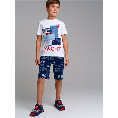 Комплект трикотажный для мальчиков: фуфайка (футболка), шорты