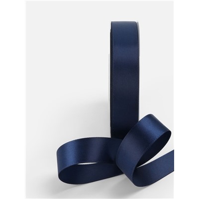 Лента атласная TEIRA, двухсторонняя, 20 мм, 25±1 м, тёмно-синий №330