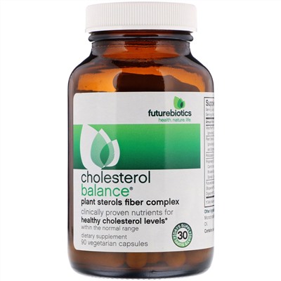 FutureBiotics, Cholesterol Balance, 90 вегетарианских капсул