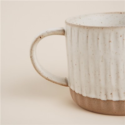 Набор кружек керамических SL Home «Виенто», 400 мл, бежевый