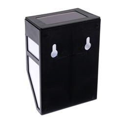 Садовый светильник, уличный, на солнечной батарее, накладной, 9×12×5 см, 1 LED, свечение тёплое белое