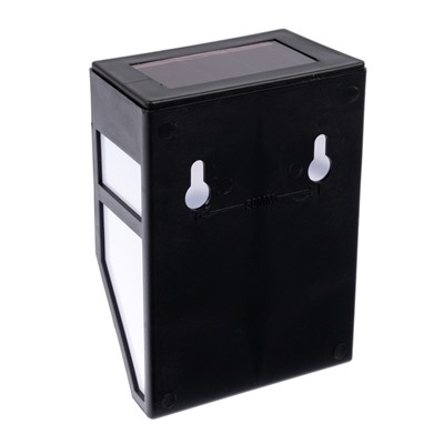 Садовый светильник, уличный, на солнечной батарее, накладной, 9×12×5 см, 1 LED, свечение тёплое белое