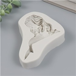 Молд силиконовый «Русалочка на берегу» 12.5×9.5×2.6 см