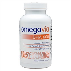 OmegaVia, ДГК 600, 120 капсул