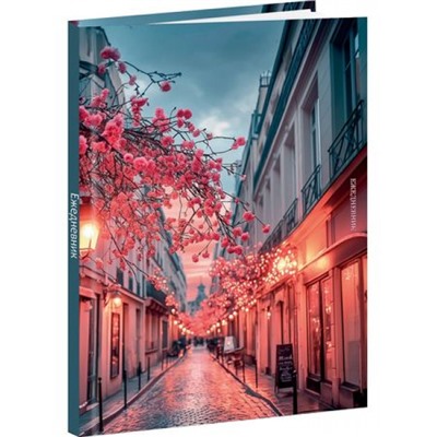 Ежедневник недатированный А5 160 стр. "ВЕЧЕРНИЕ УЛИЧНЫЕ ОГНИ" 80-6758 Проф-Пресс