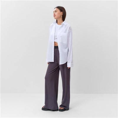 Рубашка женская льняная MIST, размер 52-54, белая