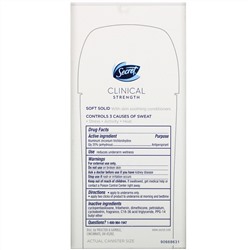 Secret, Clinical Strength, Antiperspirant/Deodorant, Soft Solid, Waterproof, 2.6 oz (73 g)