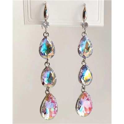 Серьги с чешскими кристаллами