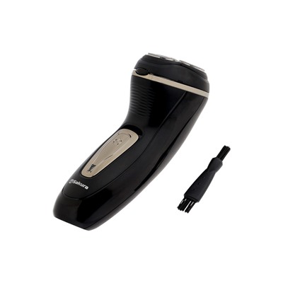 Электробритва Sakura SA-5417BK, роторная, 3 головик, триммер, чёрная